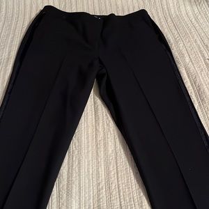Navy Talbots tuxedo ankle pants